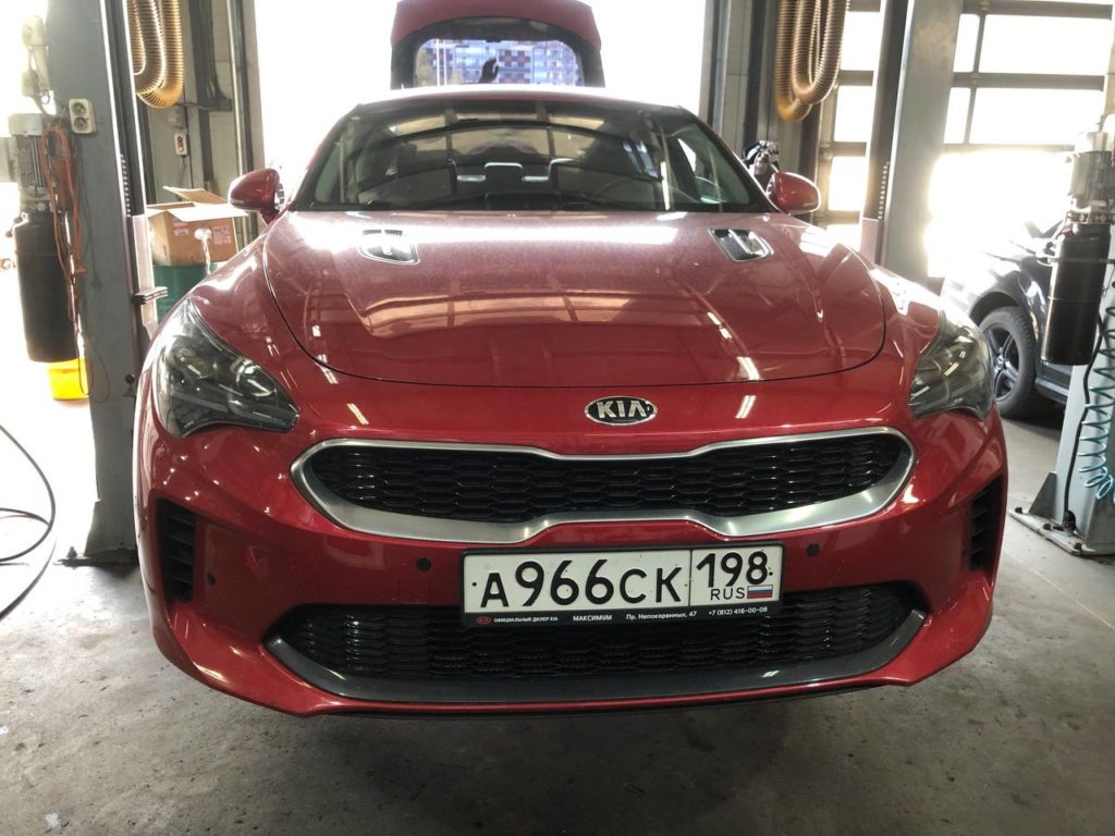 Ремонт Кия stinger 2018г